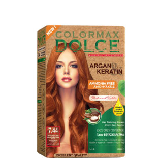 كثيف أشقر نحاسي | Intense Copper Blonde 7.44 - 80 ml